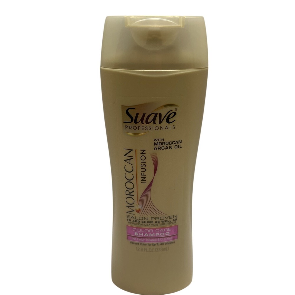 Suave Professionals Moroccan Infusion Color Care Shampoo 12.6 oz Argan Oil (vtg)